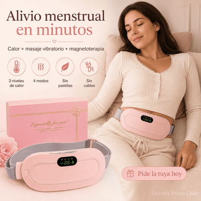 Almohadilla Térmica Menstrual Inalámbrica con Masaje y Calor - Eternify Prime Chile