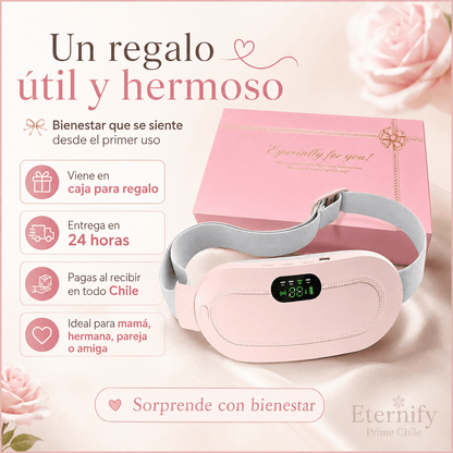 Almohadilla Térmica Menstrual Inalámbrica con Masaje y Calor - Eternify Prime Chile