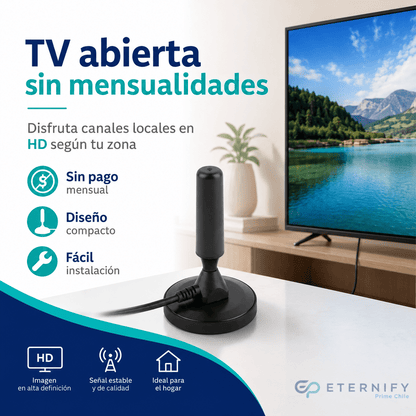 ANTENA TV DIGITAL HD - Eternify Prime Chile