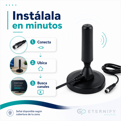 ANTENA TV DIGITAL HD - Eternify Prime Chile
