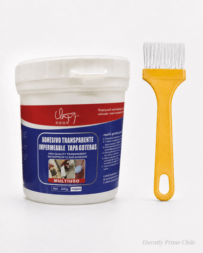 Sellador Transparente Impermeable para Grietas y Filtraciones 300g - Eternify Prime Chile
